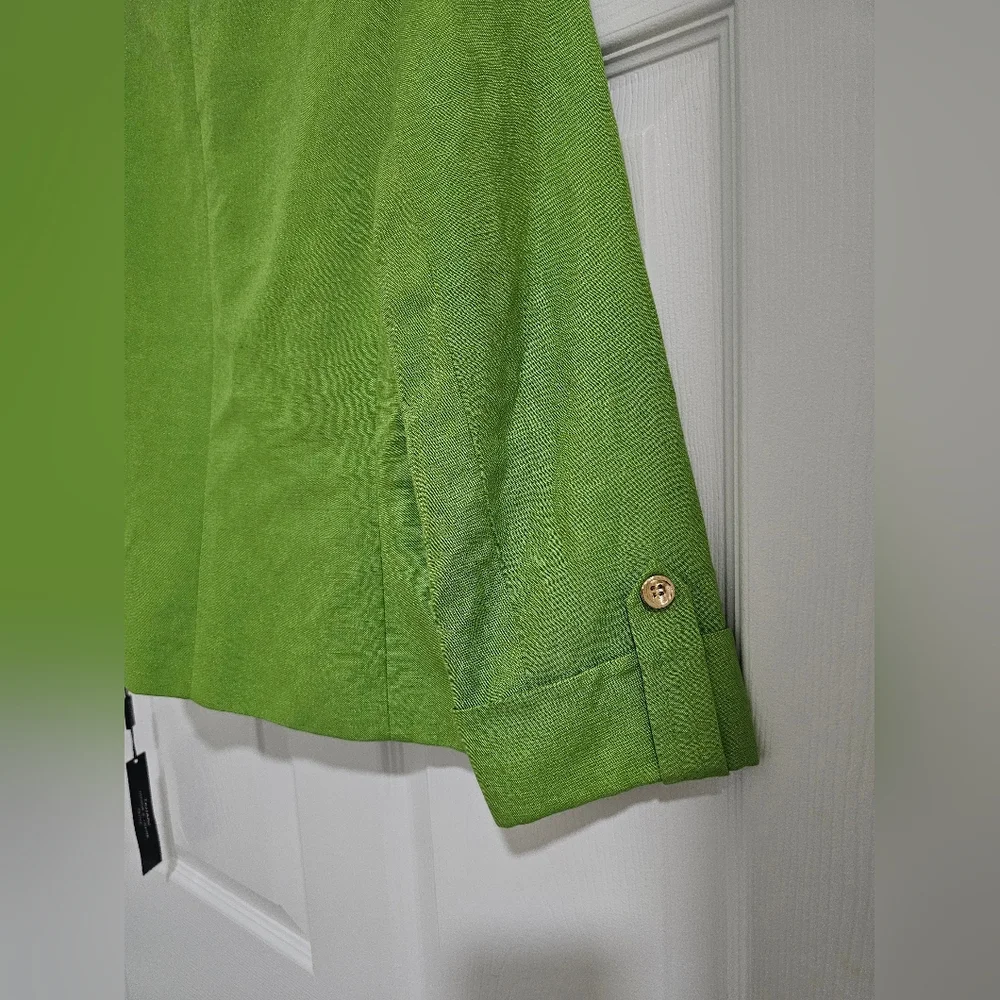 💚 Tahari Arthur S. Levine Green Blazer – NWT 💚 - Picture 12 of 13